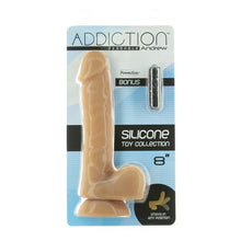 Load image into Gallery viewer, Addiction Bendable Silicone Dildo with Balls 8"