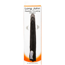 Load image into Gallery viewer, Seven Creations Long John Thrusting Vibrator 11"