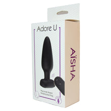 Load image into Gallery viewer, Adore U - Aïsha Vibrating Butt Plug with Remote
