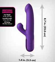 Load image into Gallery viewer, Super Sonix Thruster Vibrator - Purple
