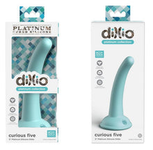 Load image into Gallery viewer, Dillio Platinum Dildo 5" - Teal