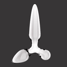 Load image into Gallery viewer, Triple Crystal 2 Multi-pleasure Glass Dildo and Dong