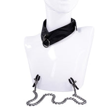 Load image into Gallery viewer, Velvet Noir - Collar & Removable Clamps