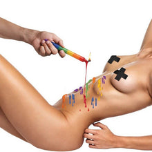 Load image into Gallery viewer, Pride Rainbow Drip Candles