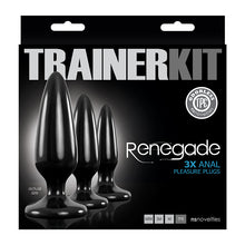 Load image into Gallery viewer, Renegade Pleasure Plug 3pc Trainer Kit