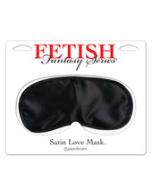 Load image into Gallery viewer, Fetish Fantasy Satin Love Mask - Black