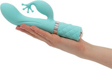 Load image into Gallery viewer, Pillow Talk - Kinky Pink/Teal Dual Vibrator