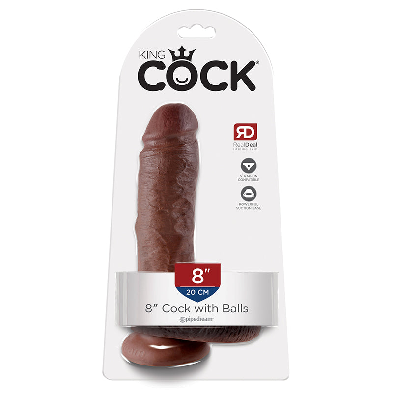 King Cock Brown with Balls - 8