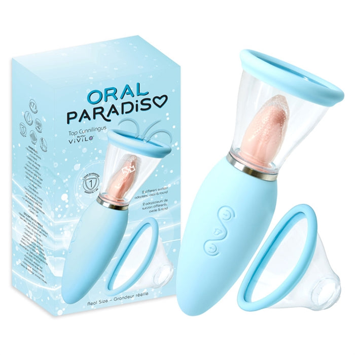 Oral Paradiso Teal Sucker