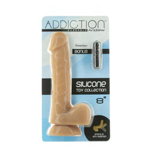 Load image into Gallery viewer, Addiction Bendable Silicone Dildo with Balls 8&quot;
