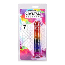 Load image into Gallery viewer, Crystal Jellies Rainbow - 7" Dong

