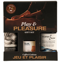 Load image into Gallery viewer, Play &amp; Pleasure Gift Set - Candle, Cleaner &amp; Lubricant
