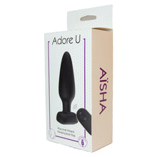 Load image into Gallery viewer, Adore U - Aïsha Vibrating Butt Plug with Remote
