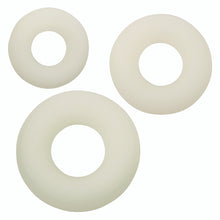 Load image into Gallery viewer, Alpha: Glow-In-The-Dark Liquid Silicone 3 Ring Set
