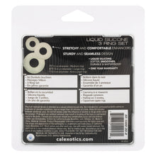 Load image into Gallery viewer, Alpha: Glow-In-The-Dark Liquid Silicone 3 Ring Set
