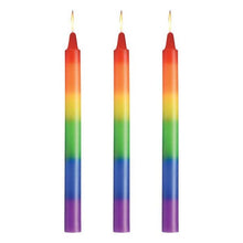 Load image into Gallery viewer, Pride Rainbow Drip Candles
