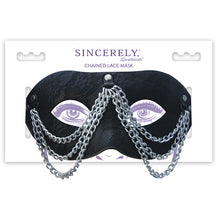 Load image into Gallery viewer, Sincerely: Chained Lace Mask
