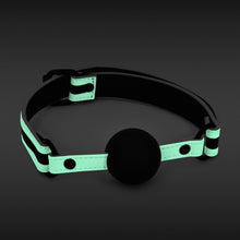 Load image into Gallery viewer, GLO Bondage Ball Gag - Green
