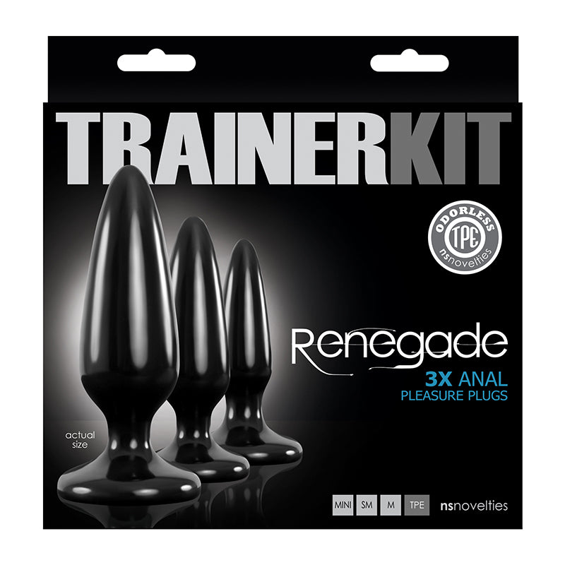 Renegade Pleasure Plug 3pc Trainer Kit