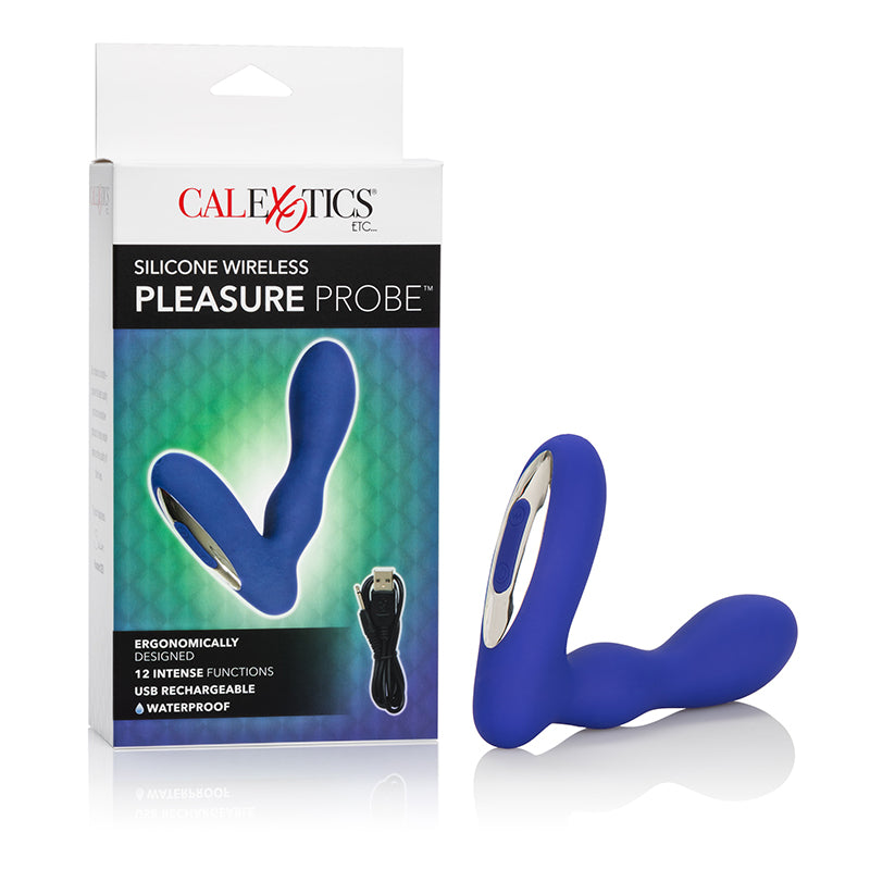 Wireless Pleasure Probe - Silicone Blue