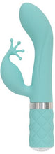 Load image into Gallery viewer, Pillow Talk - Kinky Pink/Teal Dual Vibrator
