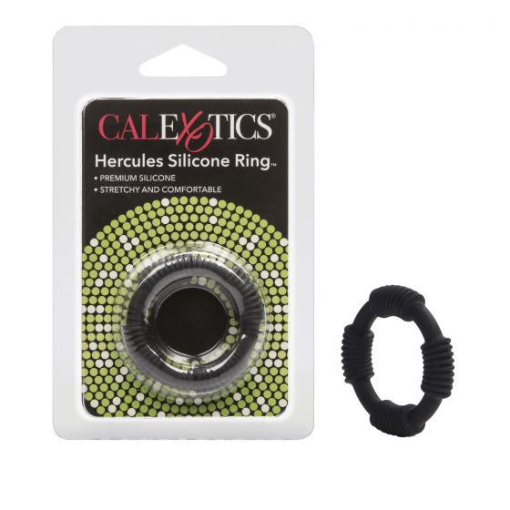 Adonis: Hercules Silicone Ring - Black