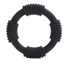 Load image into Gallery viewer, Adonis: Hercules Silicone Ring - Black
