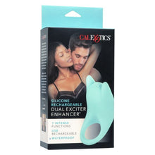 Load image into Gallery viewer, Silicone Rechargeable Dual Exciter Enhancer - Teal
